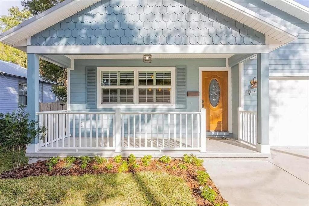 Modern, Upscale, And New Blue Bungalow In The Heart Of Downtown St Augustine St. Augustine Bagian luar foto